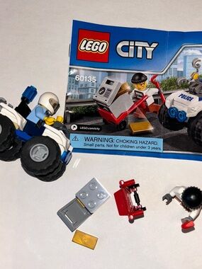 LEGO City #60135 ATV Arrest
Built set. No box. Retired Set.